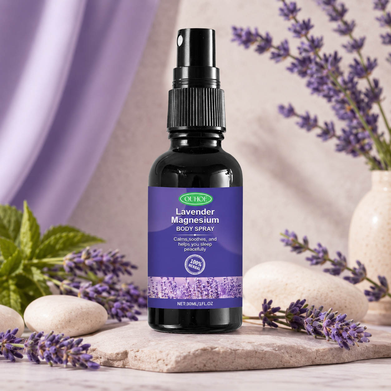 Body spray de lavanda y magnesio